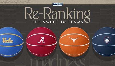 Re Ranking The Teams Still Standing In The Ncaa Tournament Sweet 16