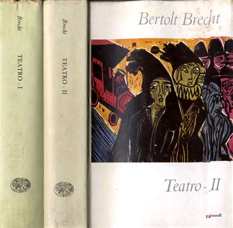 Brecht Teatro Vol 1 E 2 By Bertolt Brecht New 1956 Libro Co