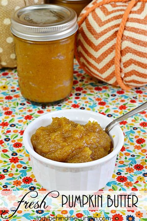 Last week was sides and this week its time for dessert! Fresh Pumpkin Butter