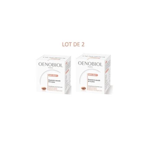 Oenobiol Anti Age Co Enzyme Q10 2 X 30 Capsules Docmorris France