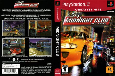 Midnight Club Street Racing Ps2 Cover