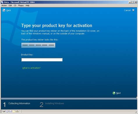 Microsoft Windows Vista Beta 1 Installation Screenshots