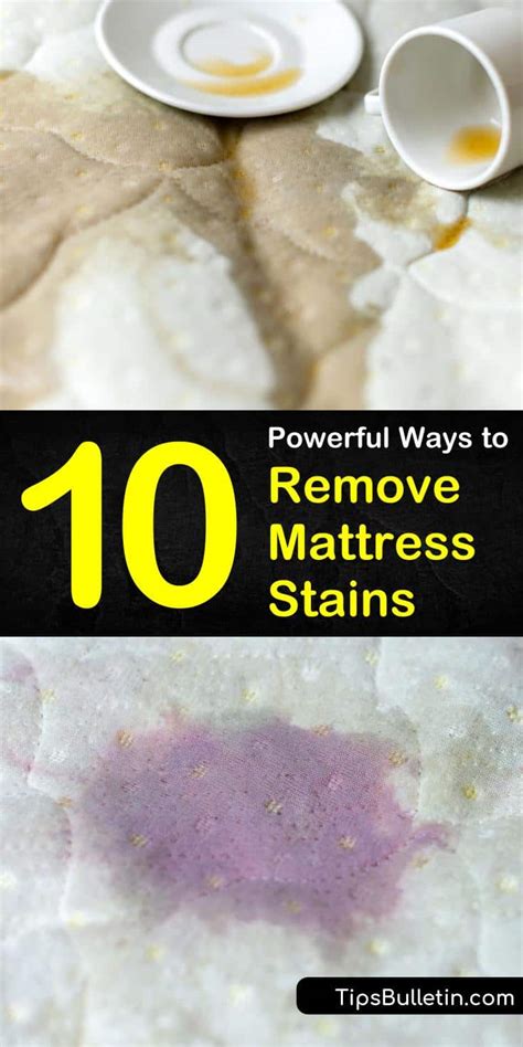 Hydrogen peroxide and salt are the active ingredients in this paste that will remove the proteins it is essential to remove the hydrogen peroxide and ammonia from the mattress to avoid damage to the fibers. 10 Powerful Ways to Remove Mattress Stains