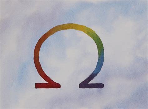 Omega Rainbow Painting By Debbie Homewood Pixels