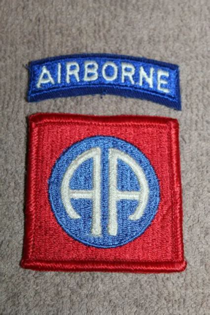 Original Vietnam War Us Army 82nd Airborne Division Patch Wairborne