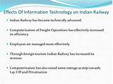 Use Of Information Technology In Railways Photos