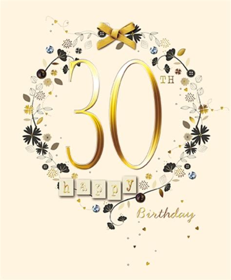 5 out of 5 stars (1,638) $ 5.52. Happy 30th Birthday Embellished Greeting Card | Cards