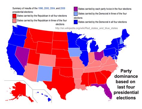 Us Political Party Map