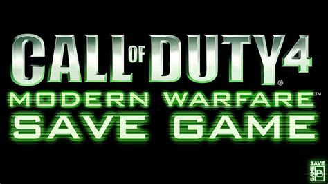 Pc Call Of Duty 4 Modern Warfare 100 Save Game Yoursavegames