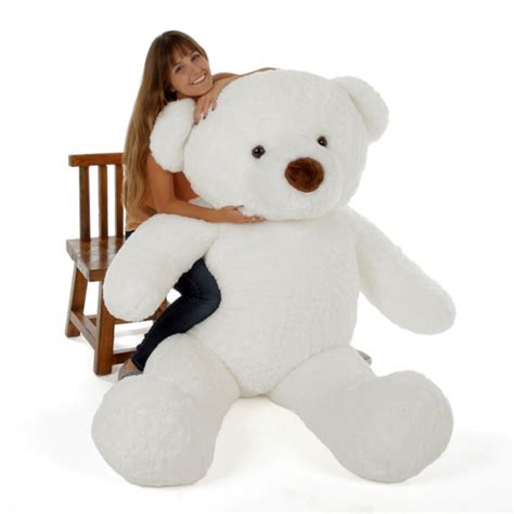 Sprinkle Chubs 65 Huge White Plush Teddy Bear Giant Teddy Bears