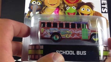 Hot Wheels Retro Entertainment Muppet School Bus Youtube