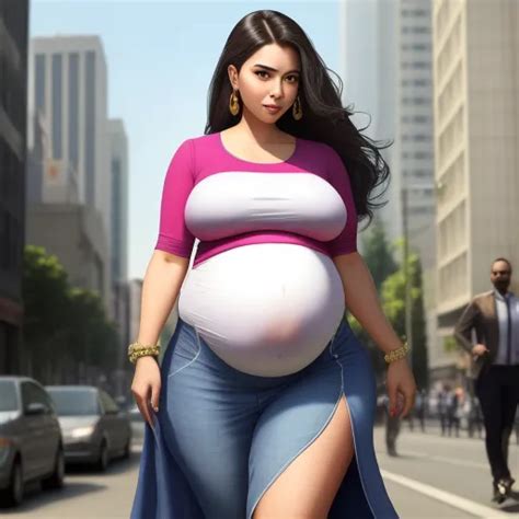 Pixel Wallpaper K Beatiful Pregnancy Woman Who Has So Huge Belly