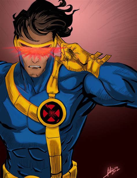 This Is A Pic I Colored Of Cyclops The Line Art Came From Hope You