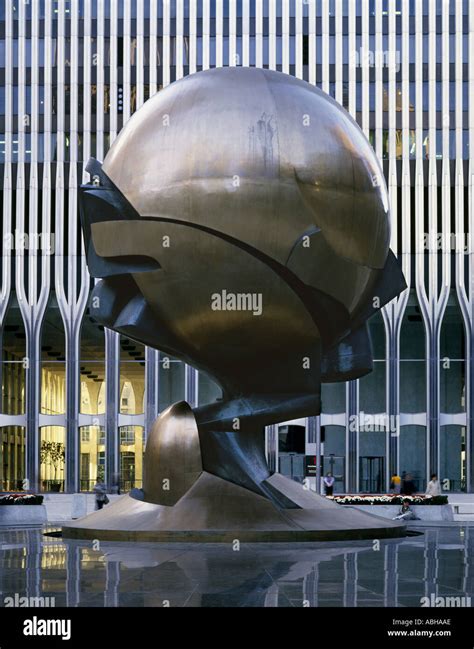 Sphere Sculptor Fritz Koenig World Trade Center Downtown Manhattan New