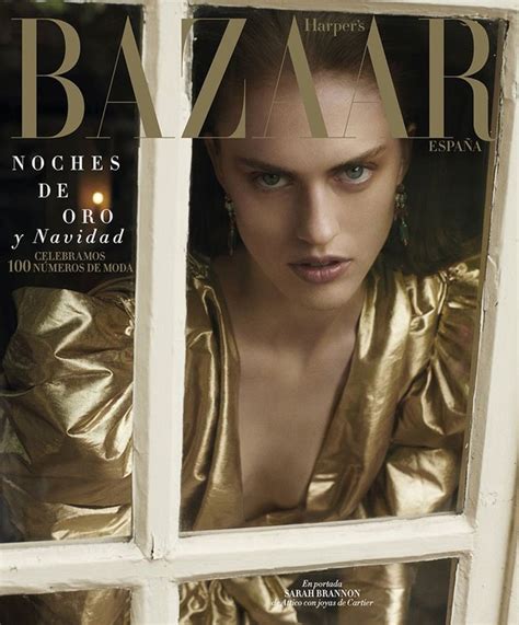 Sarah Brannon Covers Harpers Bazaar España December Premier Model