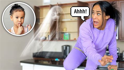 ghost prank on mom she freaks out youtube