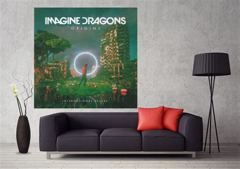 Imagine Dragons Origins 2018 Rock Music Album Art Poster Canvas