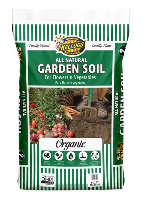 Natural Garden Soil Flowers And Vegetables Kellogg Garden Organics