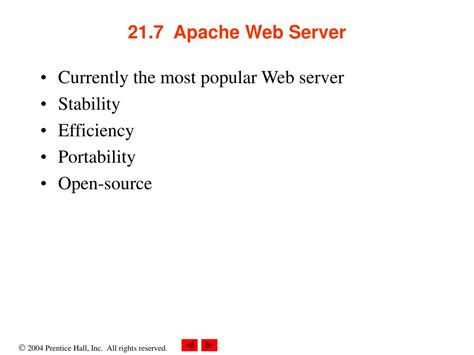 Ppt Chapter Web Servers Iis And Apache Powerpoint Presentation Id