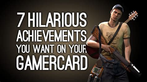 7 Hilarious Achievements You Want On Your Gamercard Youtube