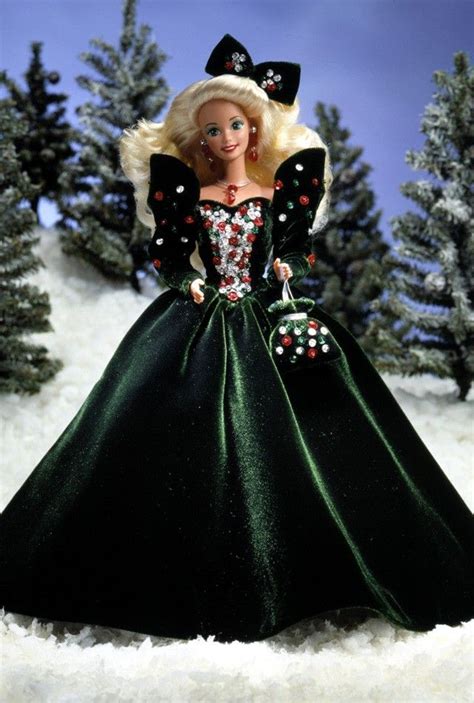 1991 Happy Holidays Barbie Doll Muñecas Barbie Barbie Vestido De Barbie