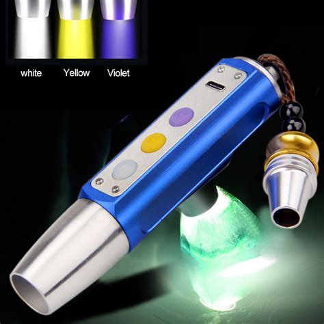 Expert Jade Flashlight Uv Led 365nm Violet Light Lamp 3 Files For Jade