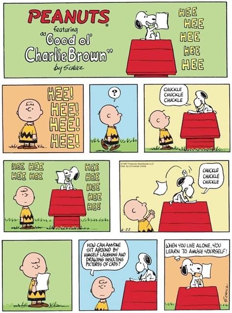 august 1959 comic strips snoopy and charlie brown