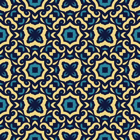 Three Colors Seamless Abstract Shape Simple Pattern Background 3423012
