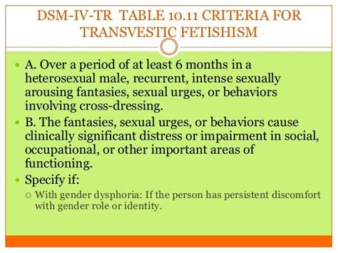 Lecture 8 Sexual And Gender Identity Disorders
