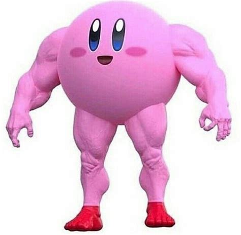Kirby Muscles Kirby Memes Cute Memes Kirby