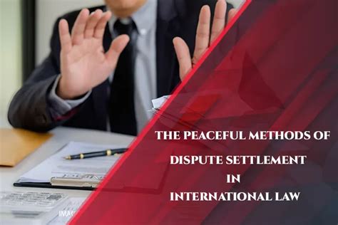 Dispute Settlement In International Law