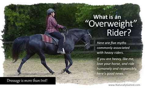 What Is An Overweight Rider Naturally Gaited Horse