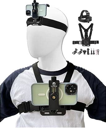 Phone Chest Mount Head Mount Kit Phone Chest Harness Head Strap For Filming Video Pov Vlog