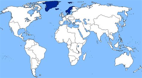 United Kingdoms Of Denmark Norway Sweden Iceland And