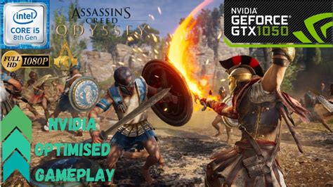 Assassin S Creed Odyssey GTX 1050 Gameplay 1080p Nvidia Optimized