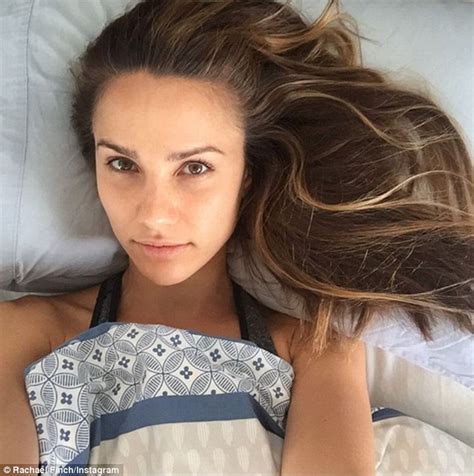 Rachael Finch Posts A Makeup Free Selfie From Her Bed Daily Mail Online