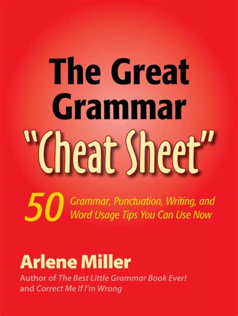 English grammar in use with answers and cd rom: The Great Grammar "Cheat Sheet" — bigwords101