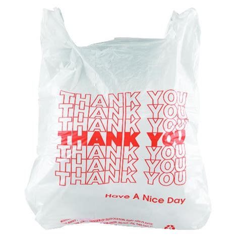 Thank you bags are one of the most iconic plastic bags and have become a staple of takeout orders, party favor tote bags, shopping bags, and even take up pantry space in many households as reusable and convenient bags for miscellaneous needs. Plastic Thank You Bags - LionsDeal