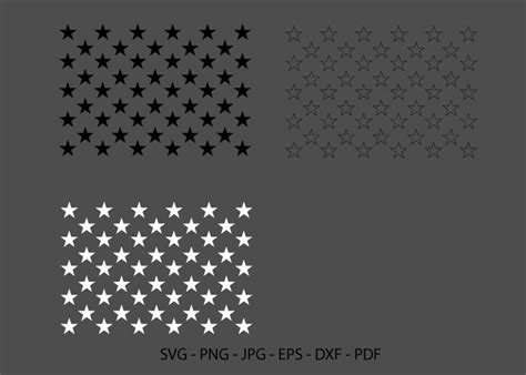 50 Stars Usa Flag Stars American Flag Graphic By Redcreations