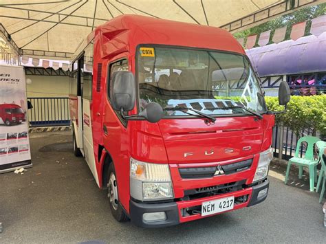 Fuso Philippines Showcases Fuso Canter Modern Puv At Lto Motor Show