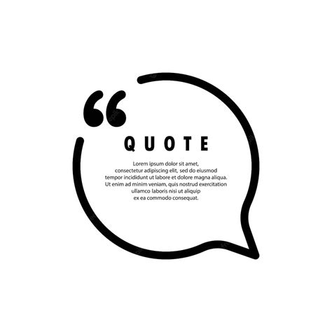 Premium Vector Quote Icon Quotemark Outline Speech Marks Inverted