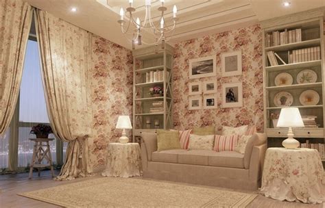 Shabby Chic Curtains Elegance And Romantic Atmosphere In The Interior
