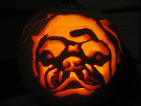 Pug Jack O Lantern Pumpkin Carving Jack O Lantern Yummy Fall Recipes