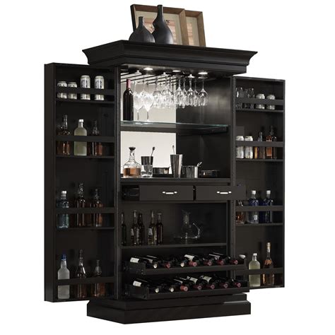 This is a place to go to again. Darby Home Co Arsenault Bar Cabinet with Wine Storage ...