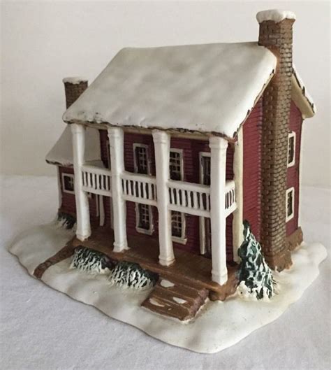 Currier And Ives American Winter Scene Lighted House Museum City Of New