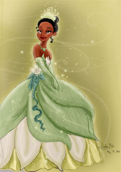 Princess Tiana Fan Art By Ashley Boh Tiana Disney Disney Crossover