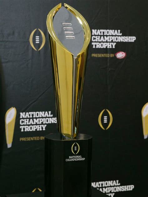 College Football Playoff National Championship Trophy Unveiled