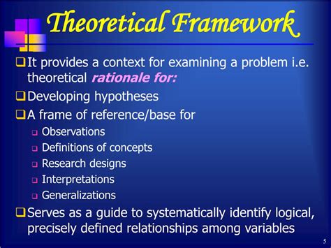 Ppt The Theoretical Framework Powerpoint Presentation Free Download