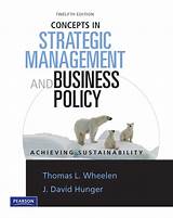 Strategic Management And Business Policy 14th Edition Images