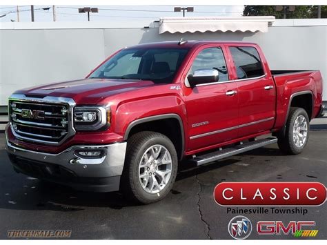 2018 Gmc Sierra 1500 Slt Crew Cab 4wd In Red Quartz Tintcoat 145602